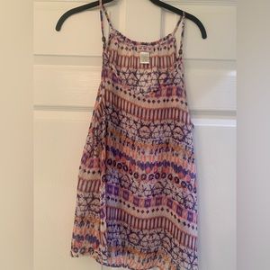 ‼️MOVING SALE ‼️  Sheer colorful tank XL